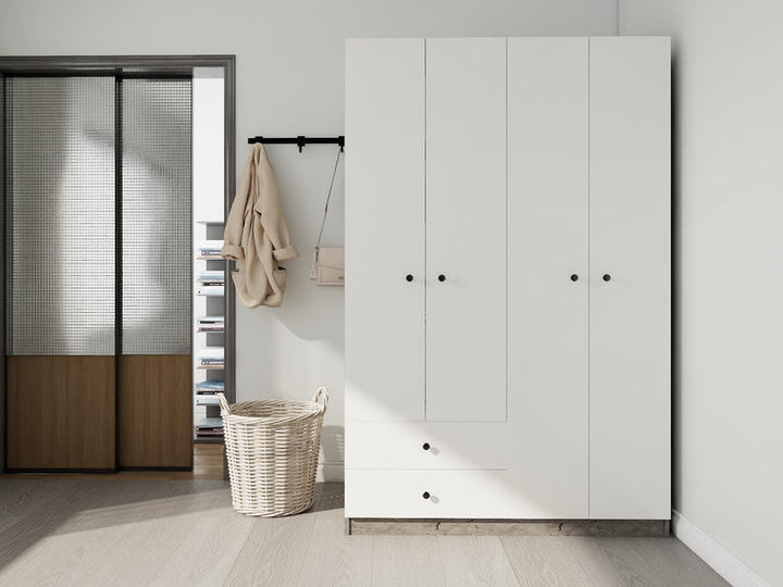 MEUBLES À 4 PORTES ET 2 TIROIRS