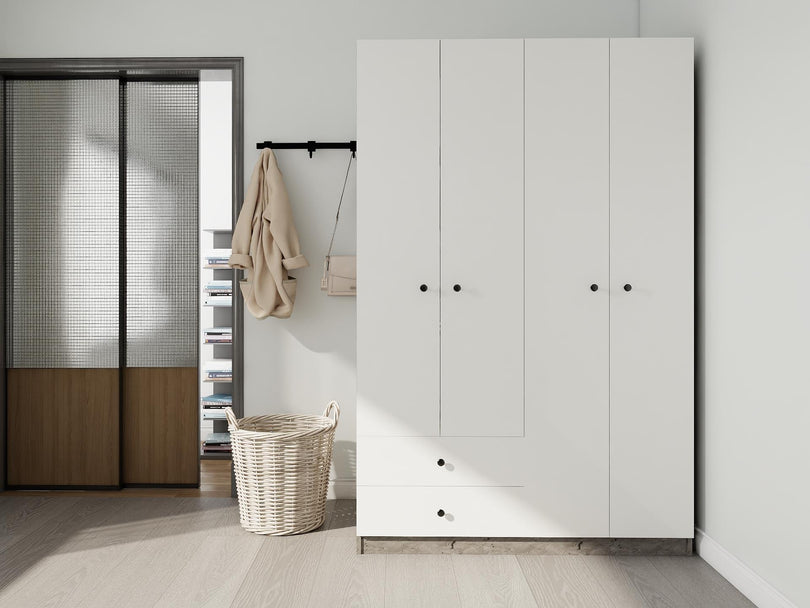 MEUBLES À 4 PORTES ET 2 TIROIRS