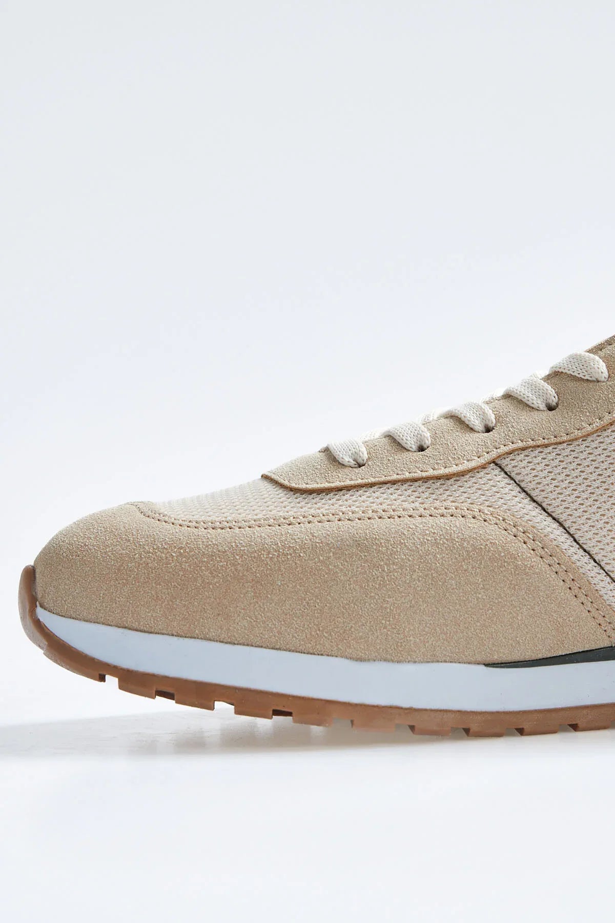 Baskets sport homme en suédine avec détails filet - 89116 - Justyol