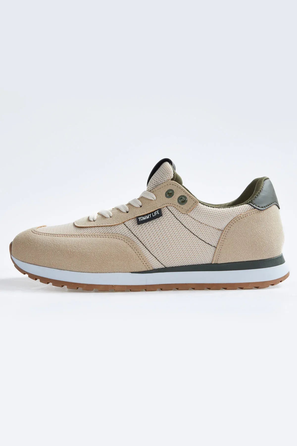 Baskets sport homme en suédine avec détails filet - 89116 - Justyol