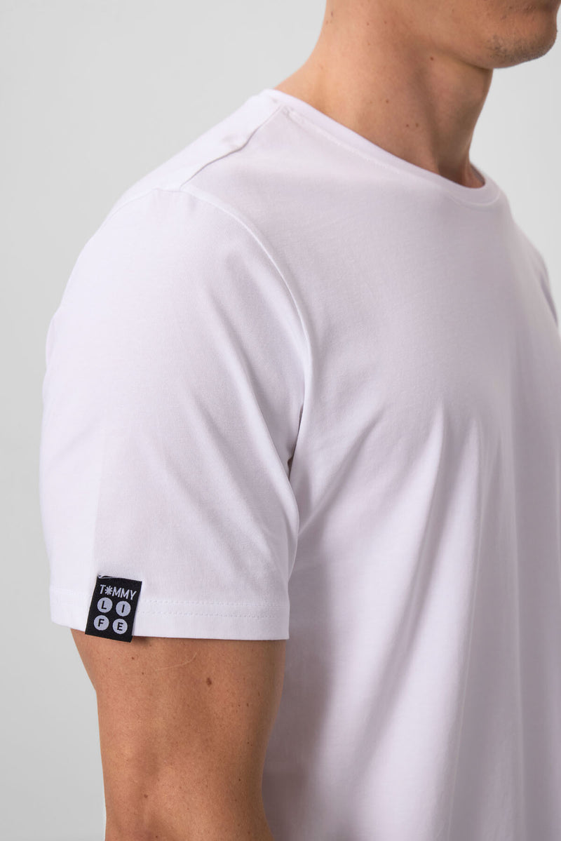 T-shirt homme basic à manches courtes – coupe standard et col rond - 87911