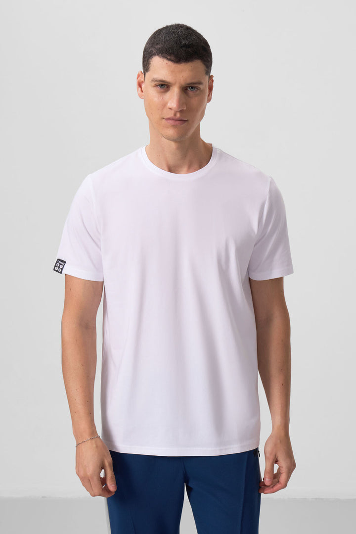 T-shirt homme basic à manches courtes – coupe standard et col rond - 87911