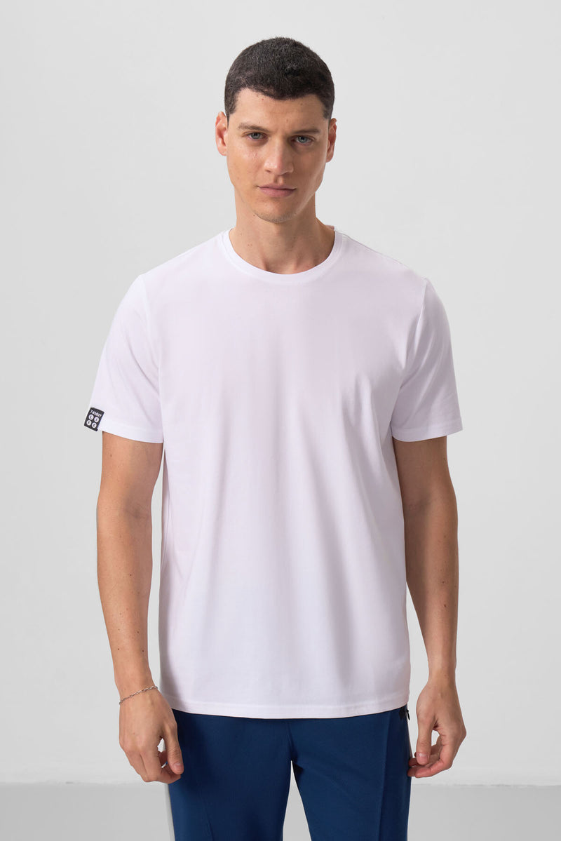T-shirt homme basic à manches courtes – coupe standard et col rond - 87911