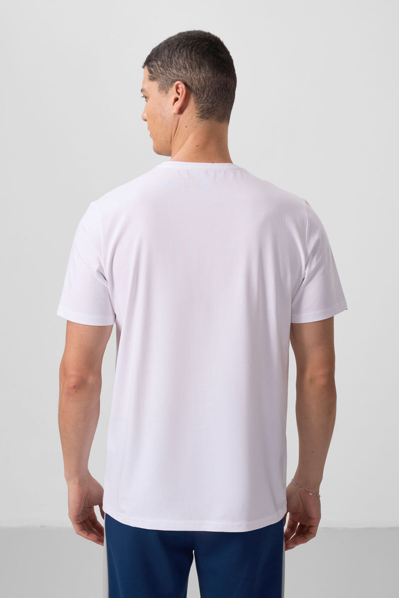 T-shirt homme basic à manches courtes – coupe standard et col rond - 87911