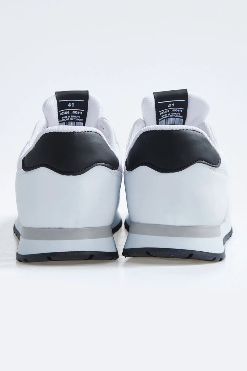 Baskets sport homme en suédine avec détails filet - 89116