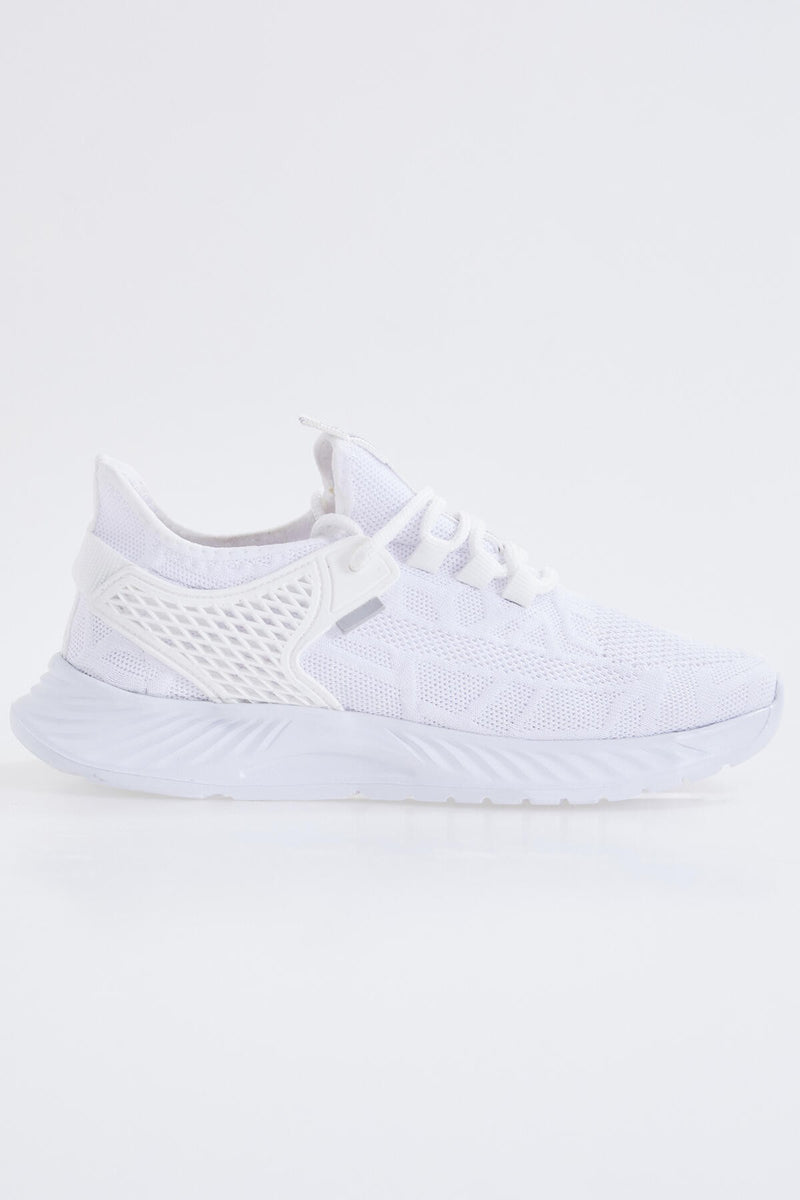 Baskets Sportives à Lacets pour Homme - Semelle Épaisse, Détails Textuels