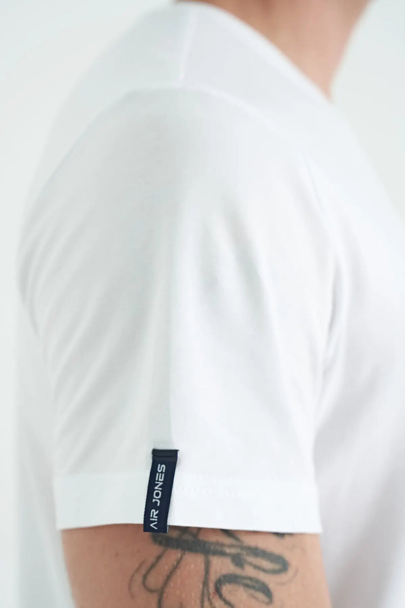T-shirt pour homme à col rond, coupe standard, modèle basique - 88245