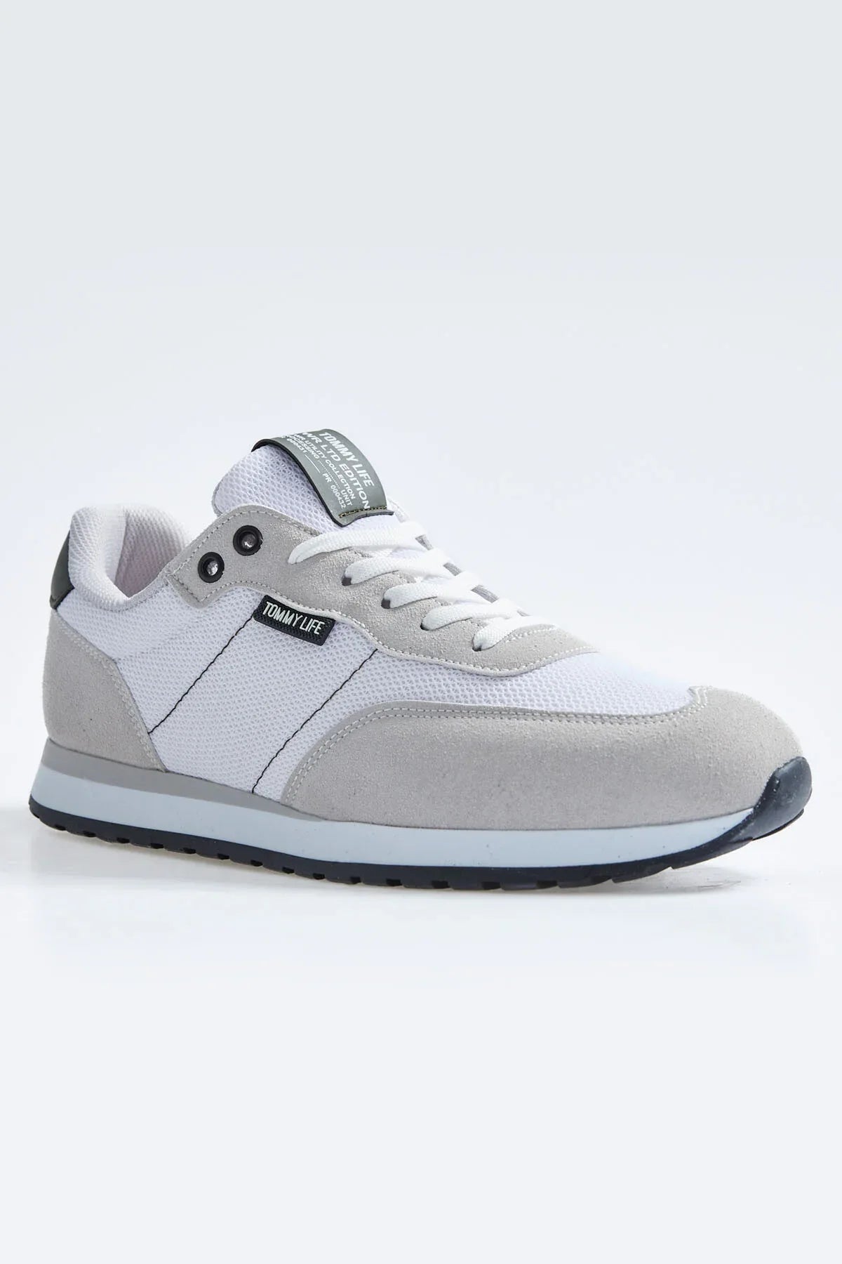 Baskets sport homme en suédine avec détails filet - 89116 - Justyol
