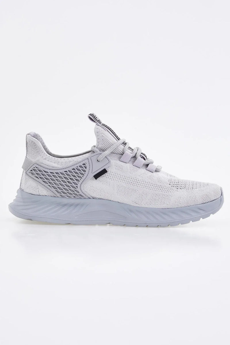 Baskets Sportives à Lacets pour Homme - Semelle Épaisse, Détails Textuels