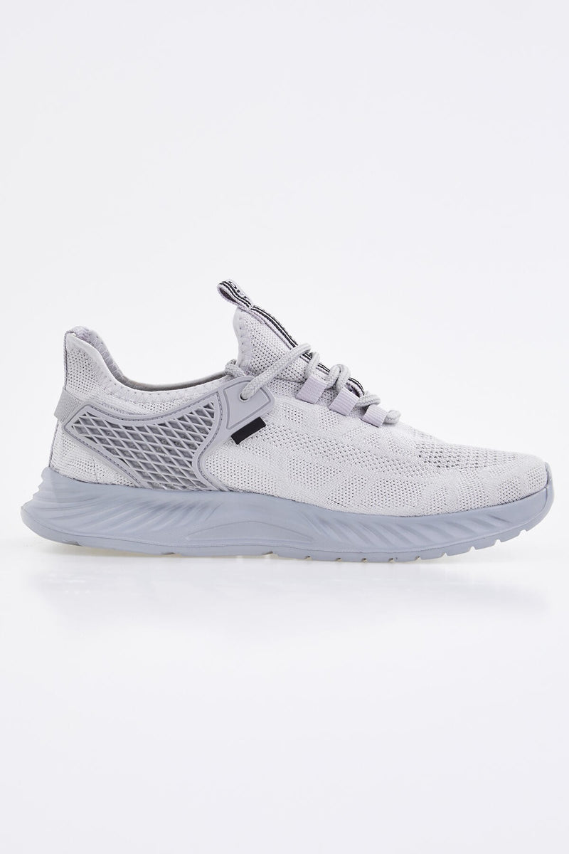 Baskets Sportives à Lacets pour Homme - Semelle Épaisse, Détails Textuels