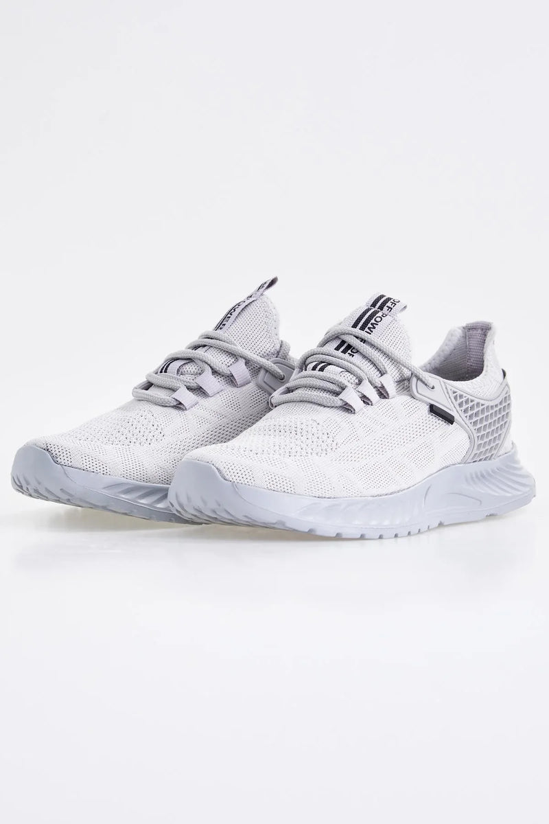 Baskets Sportives à Lacets pour Homme - Semelle Épaisse, Détails Textuels