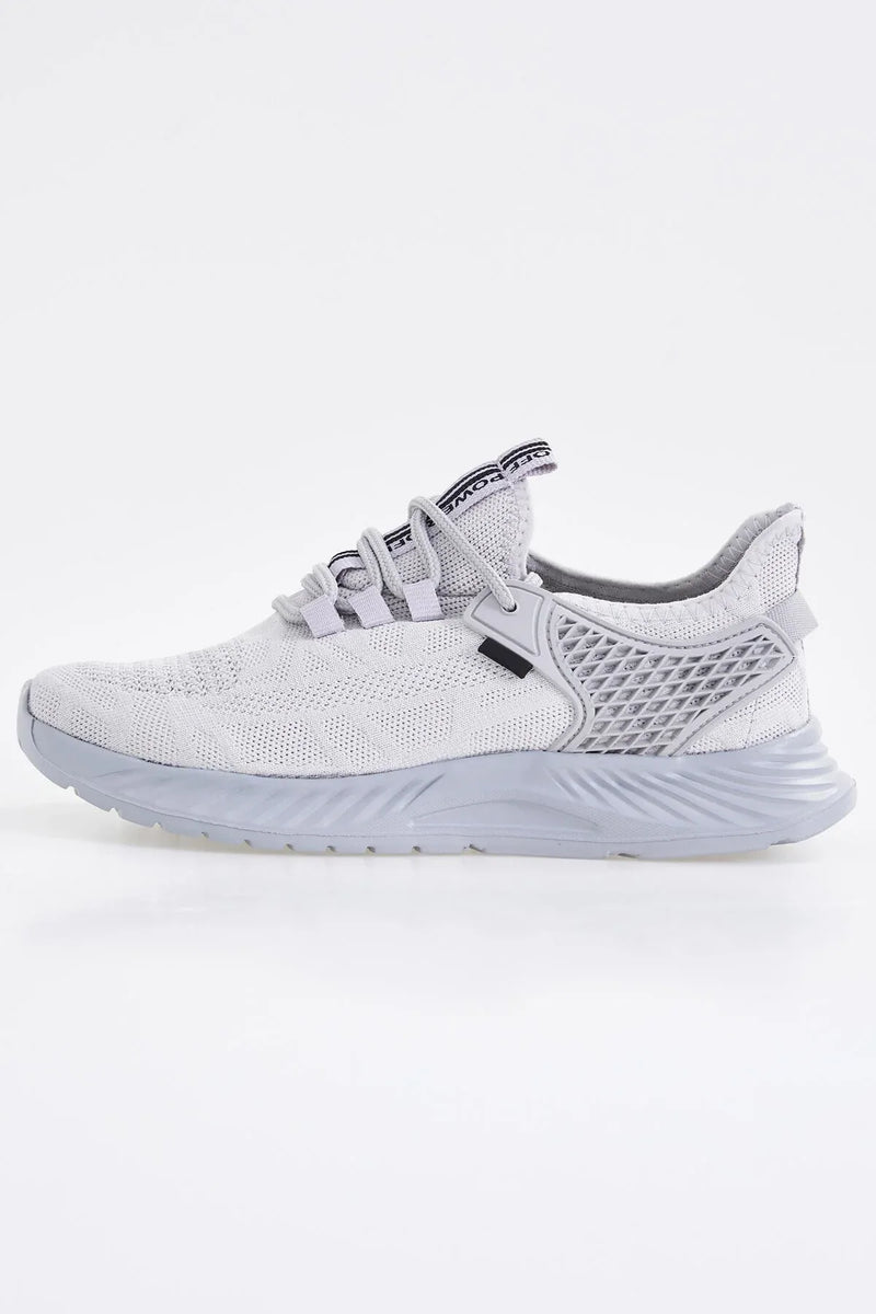 Baskets Sportives à Lacets pour Homme - Semelle Épaisse, Détails Textuels