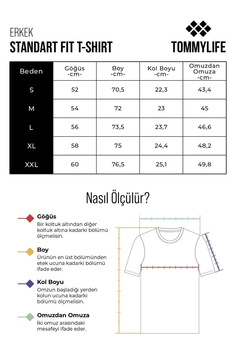 t‑shirt homme col en V basic coupe standard- 87911