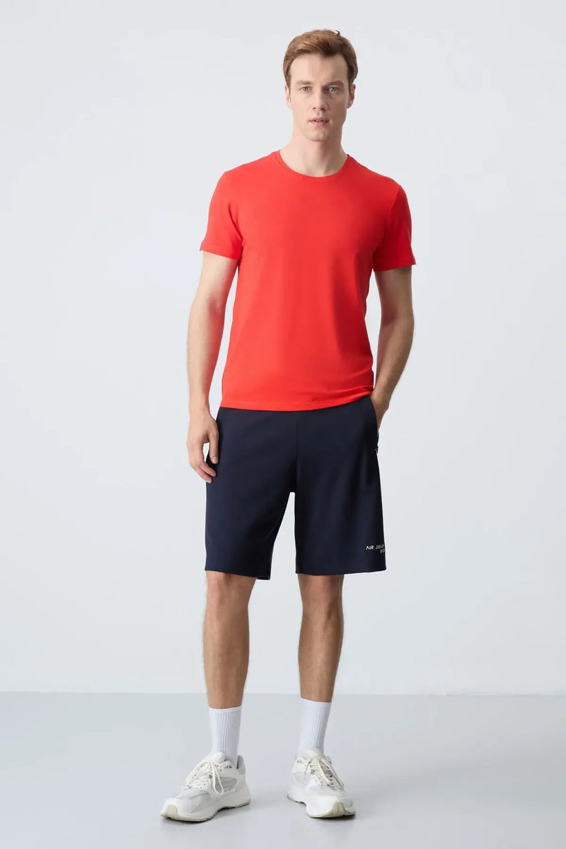 t‑shirt homme col en V basic coupe standard- 87911