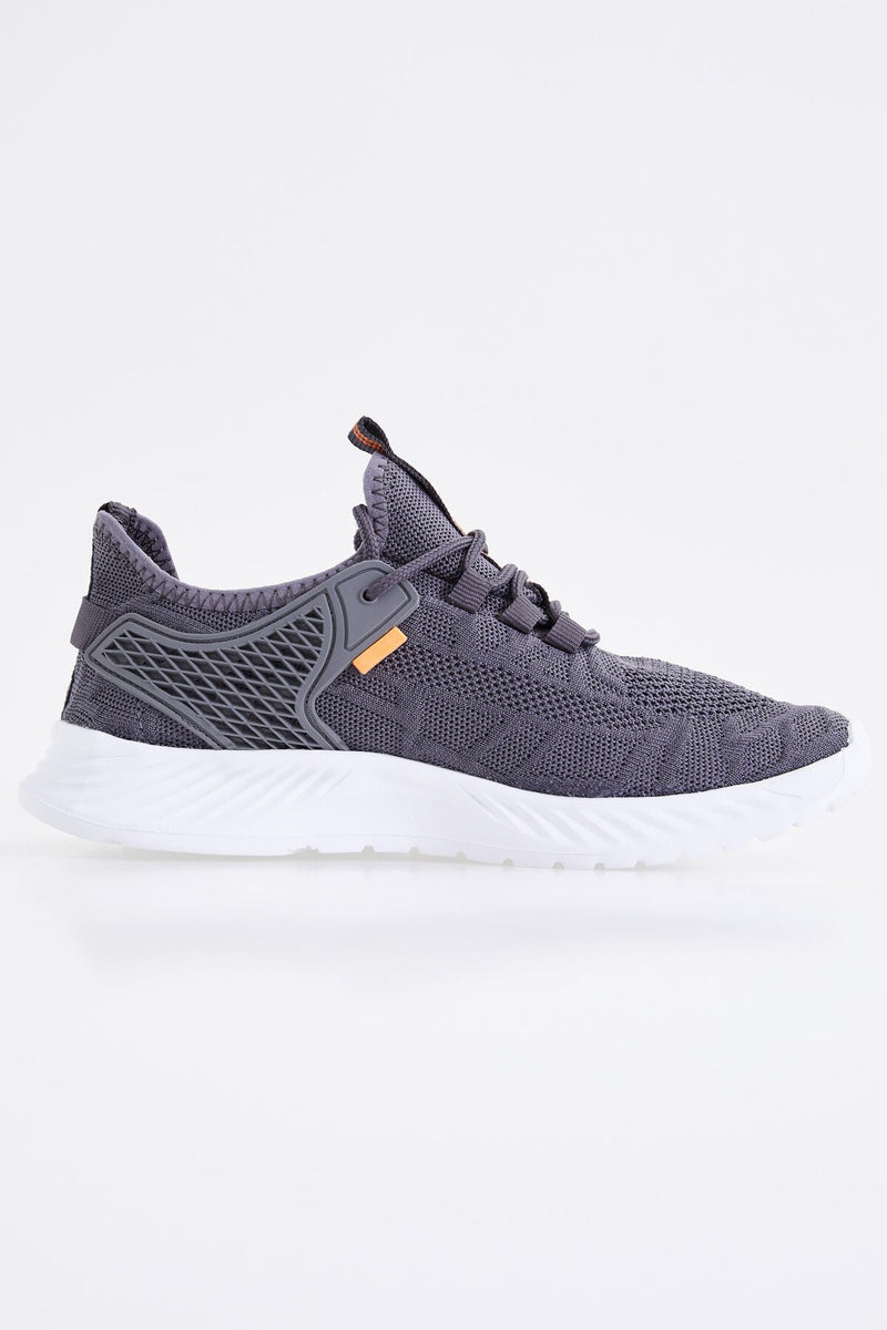 Baskets Sportives à Lacets pour Homme - Semelle Épaisse, Détails Textuels