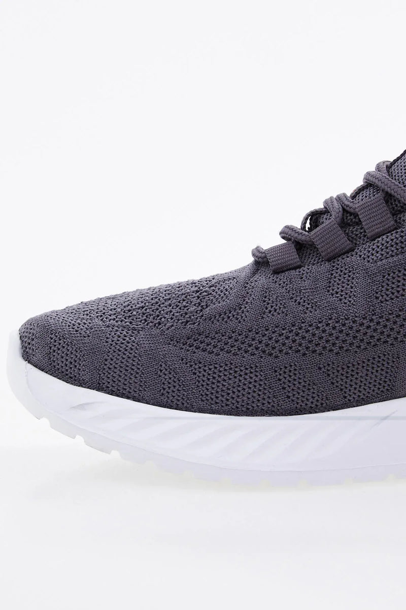 Baskets Sportives à Lacets pour Homme - Semelle Épaisse, Détails Textuels
