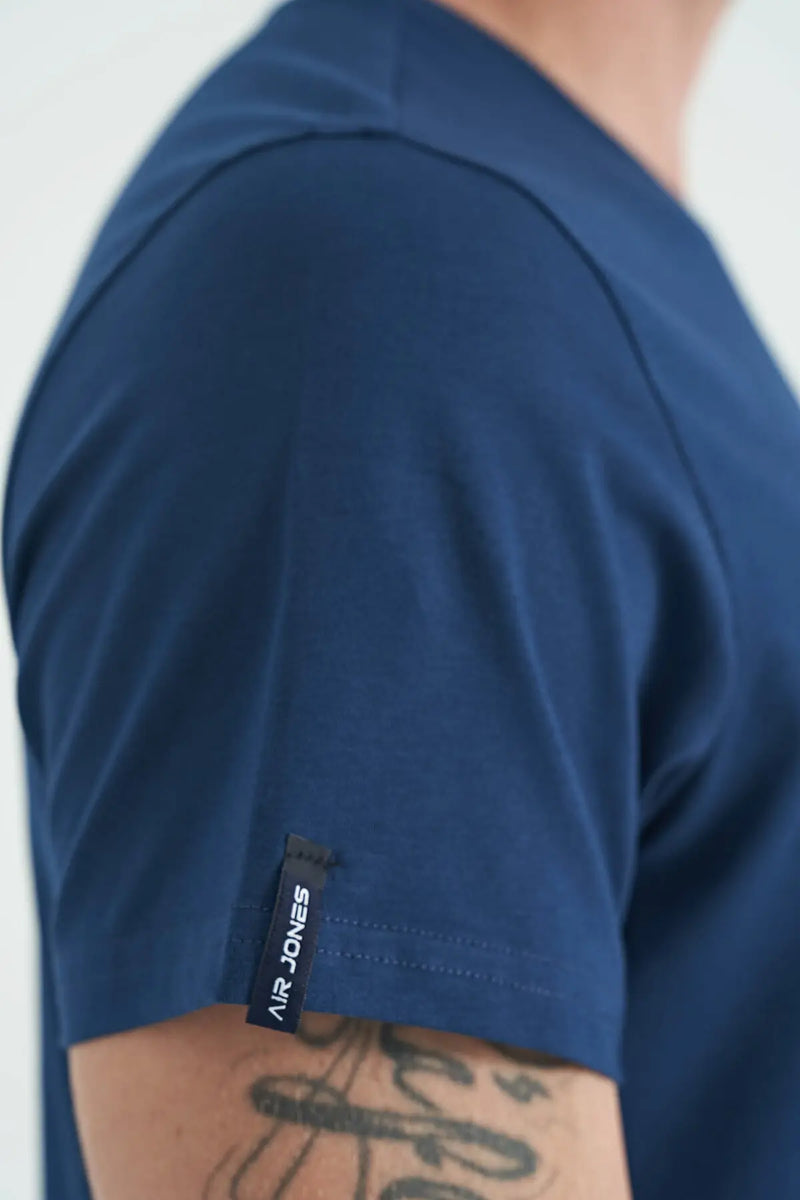 T-shirt pour homme à col rond, coupe standard, modèle basique - 88245