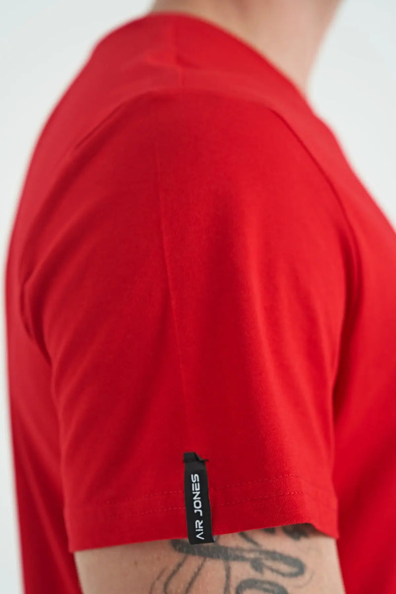 T-shirt pour homme à col rond, coupe standard, modèle basique - 88245