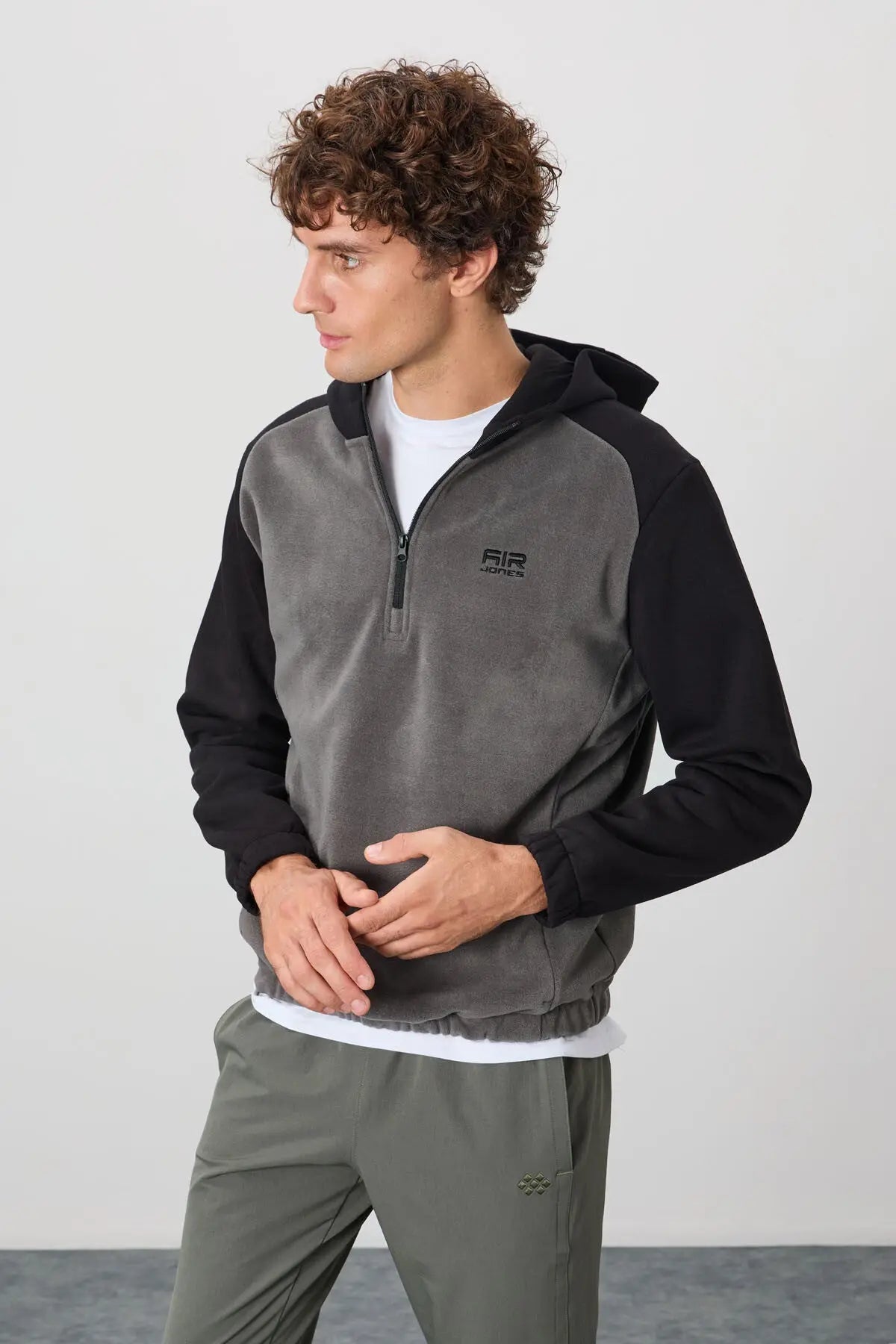 rubystandart kalip polar erkek sweatshirt - 88300 - Justyol
