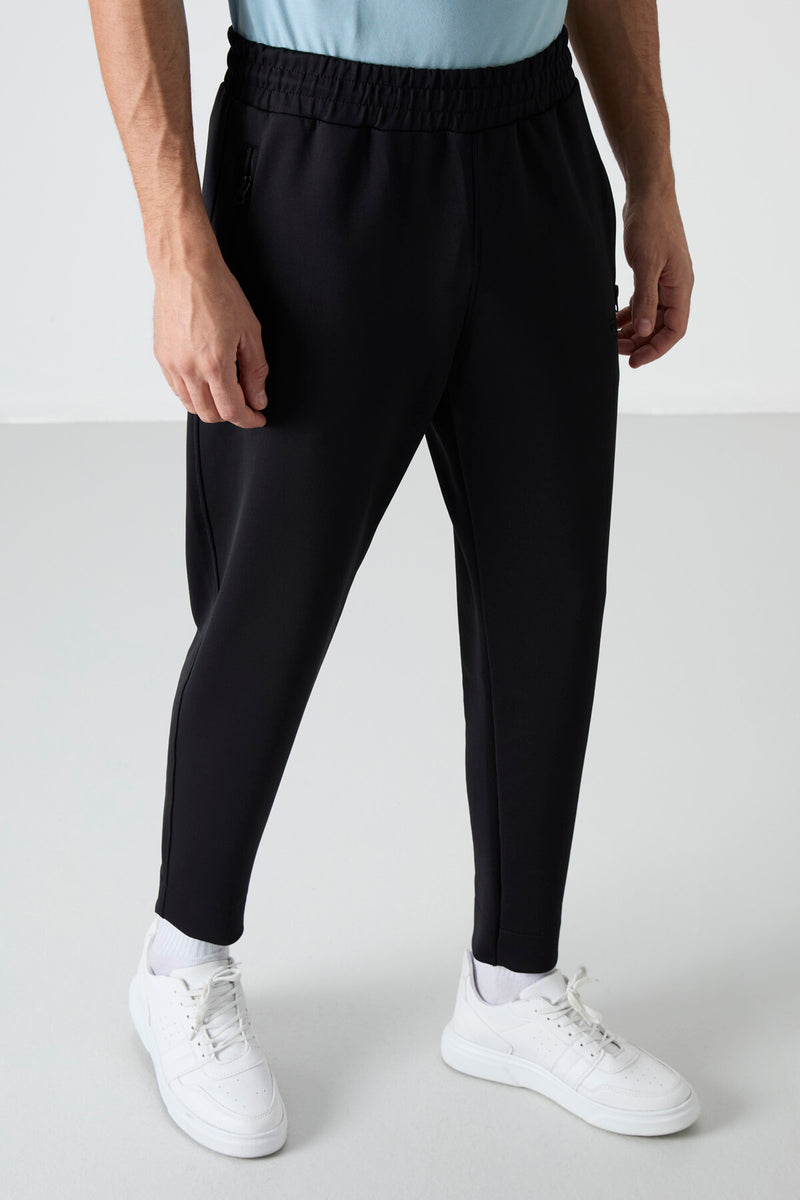 Jogging homme avec taille élastique et fermetures éclair