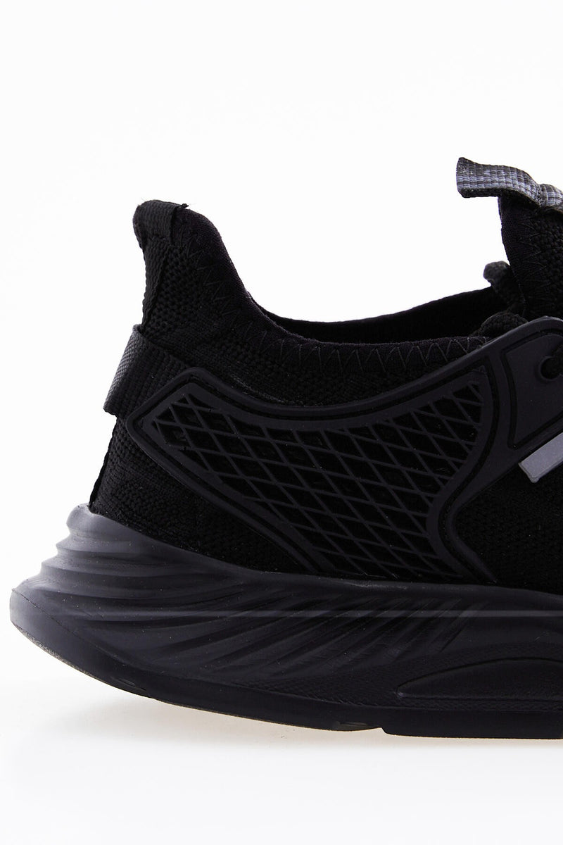 Baskets Sportives à Lacets pour Homme - Semelle Épaisse, Détails Textuels