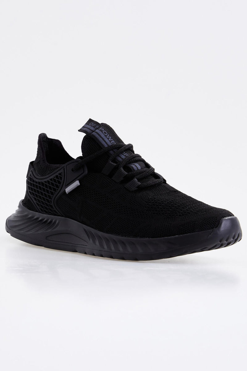 Baskets Sportives à Lacets pour Homme - Semelle Épaisse, Détails Textuels