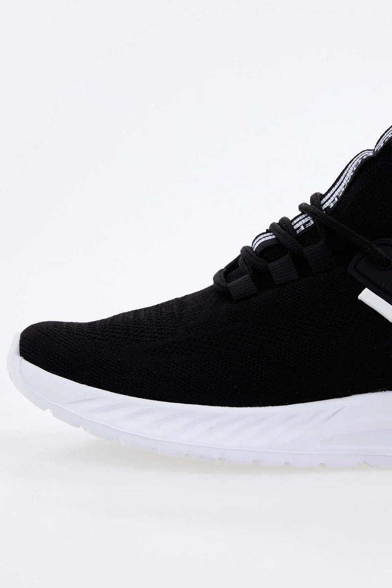 Baskets Sportives à Lacets pour Homme - Semelle Épaisse, Détails Textuels