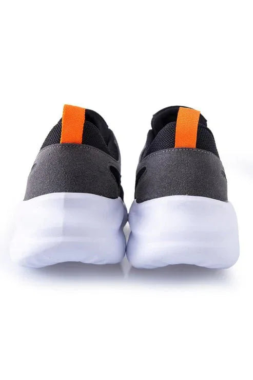 Baskets sport homme bicolores à lacets semelle épaisse - 89097