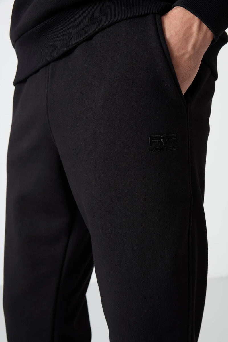 Ensemble de survêtement pour homme à col rond, coupe décontractée et matière douce - 85190