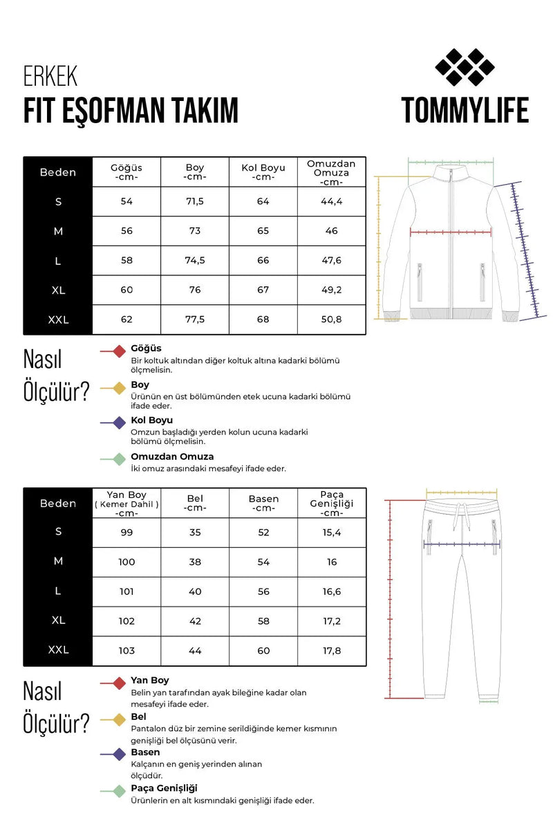 Ensemble de survêtement pour homme à col rond, coupe décontractée et matière douce - 85190
