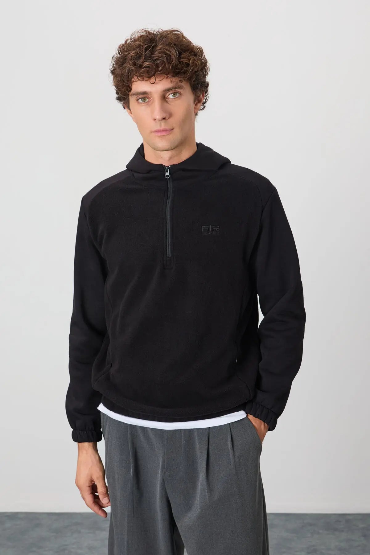 rubystandart kalip polar erkek sweatshirt - 88300 - Justyol