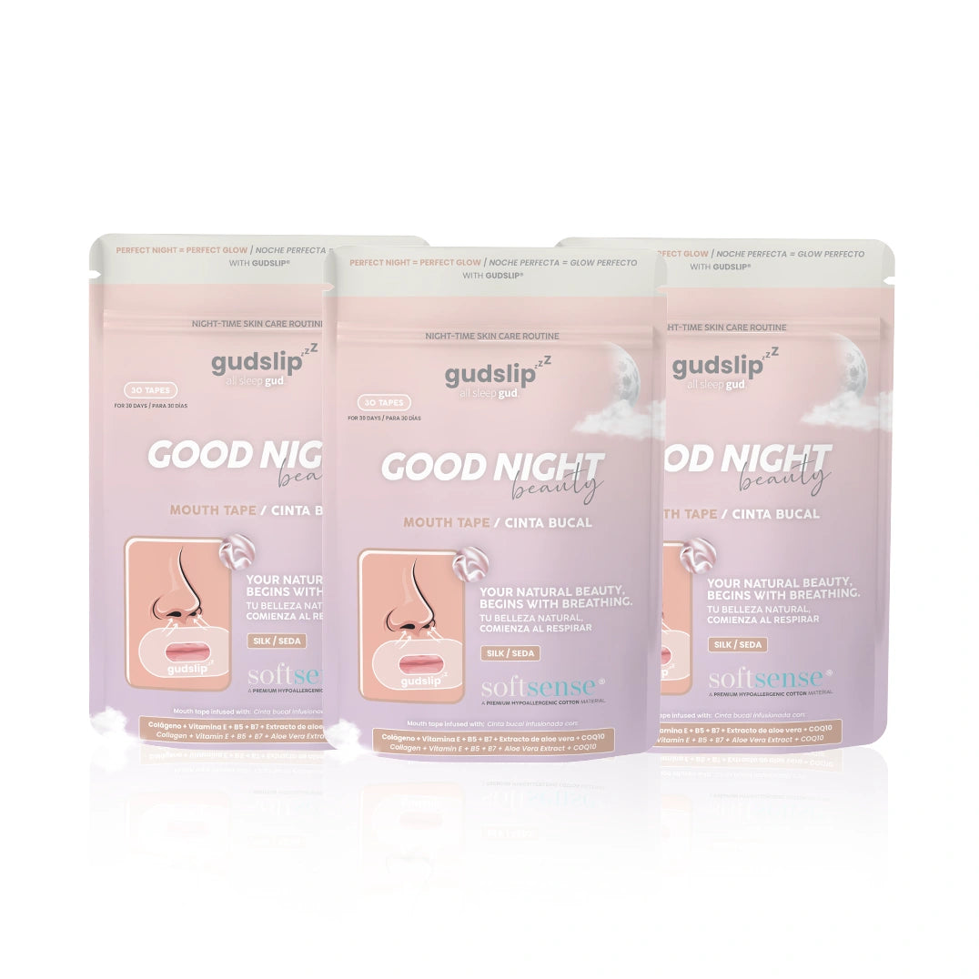لاصقات الفم النسائية GUDSLIP BEAUTY من حرير التوت بالكولاجين والفيتامينات – 30 قطعة