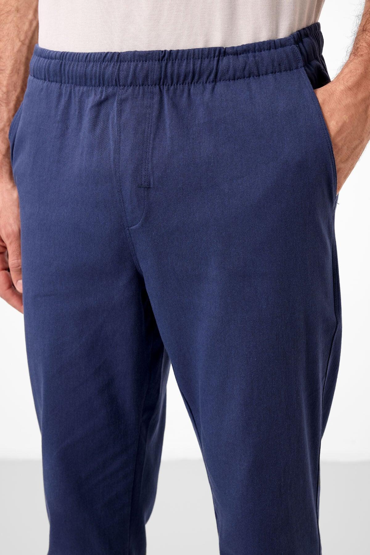 pantalon chino homme léger extensible coupe standard- 82178 - Justyol