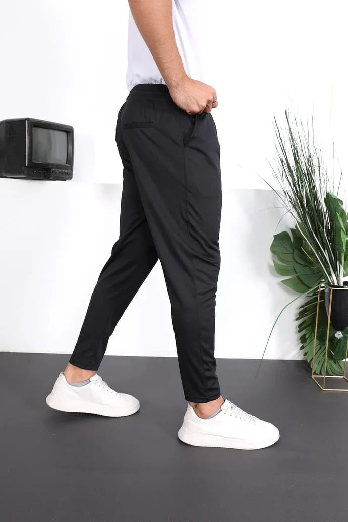 pantalon lin homme bandes premium