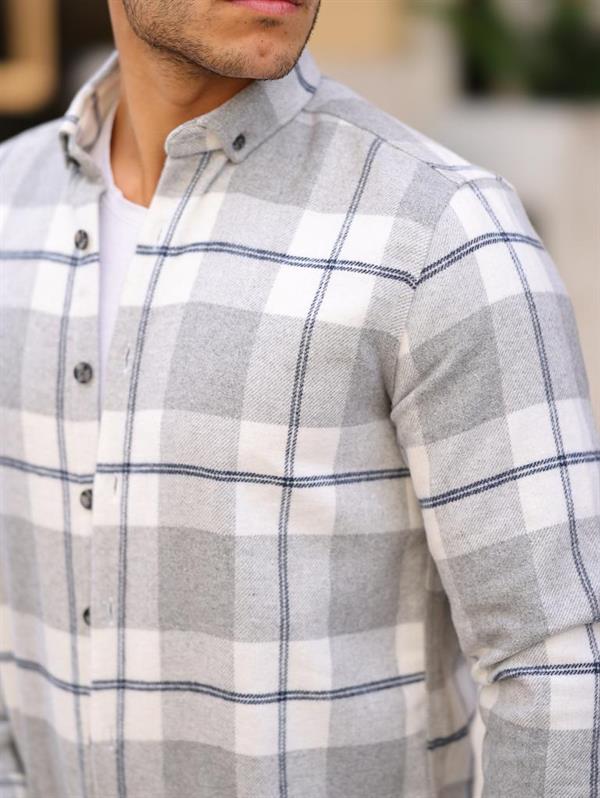 Chemise homme style bûcheron premium en coton tricoté