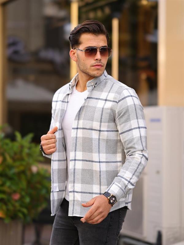 Chemise homme style bûcheron premium en coton tricoté