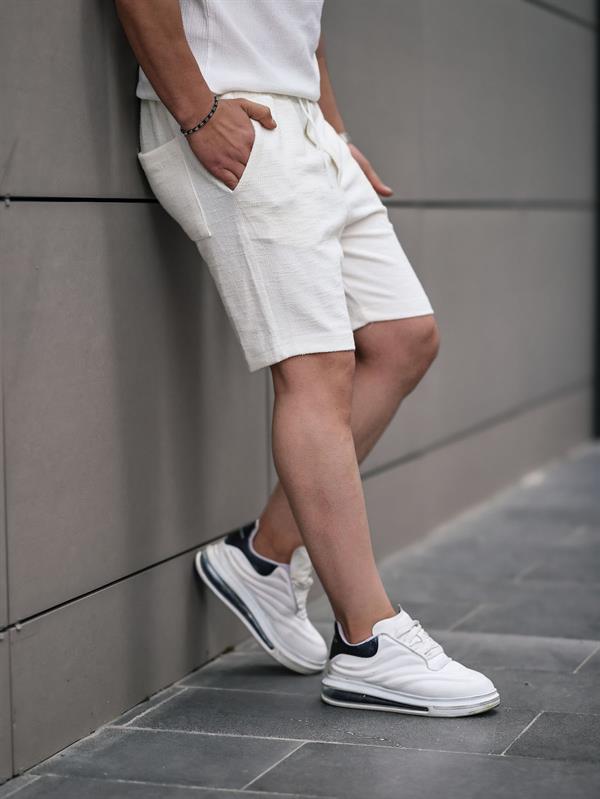 Short Homme Premium Texturé en Maille