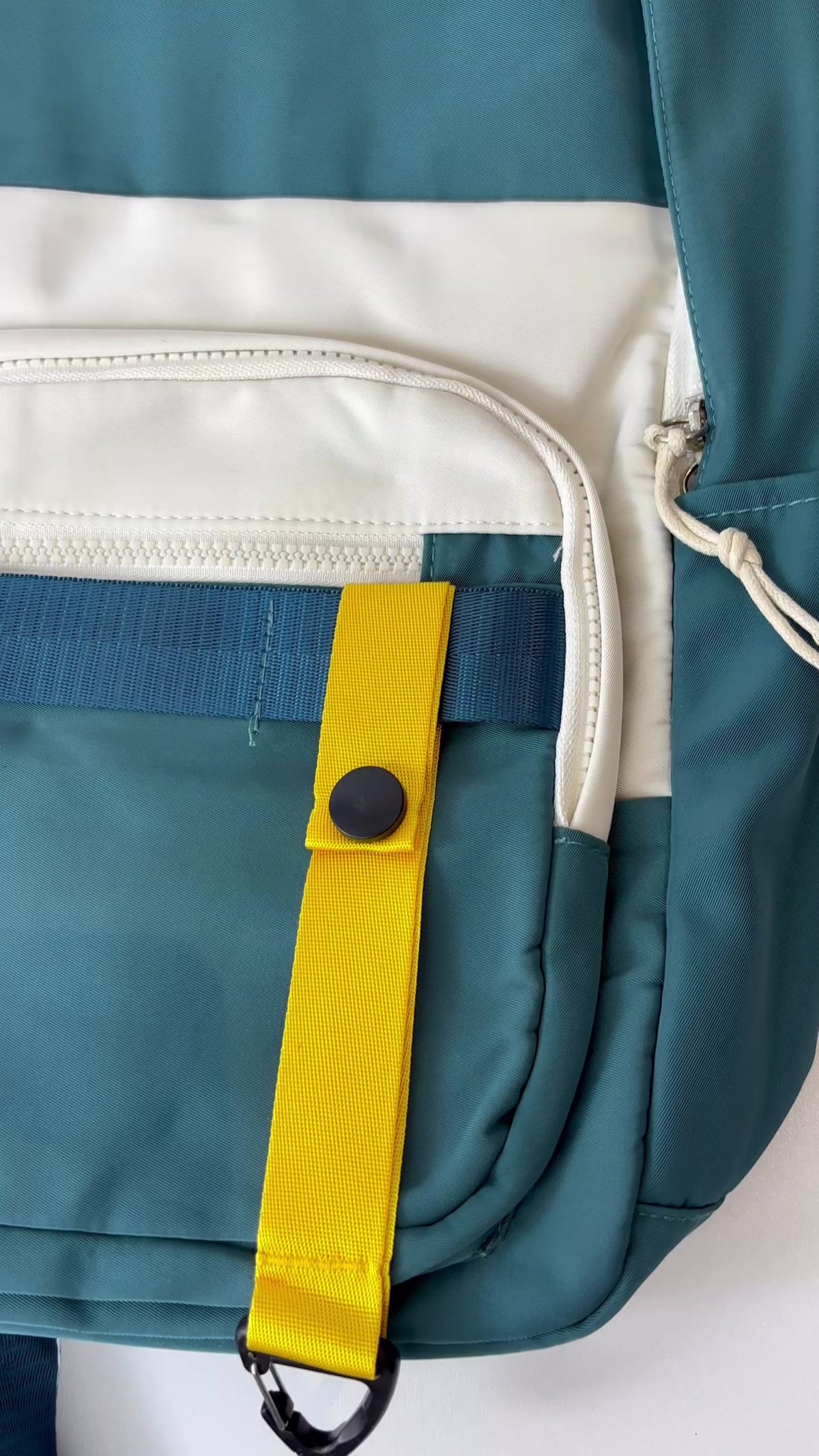 Charger la vidéo : Sac scolaire multifonction – Couleurs douces &amp; design épuré !
