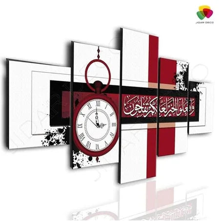 tableau rouge et blanc 130/70 cm