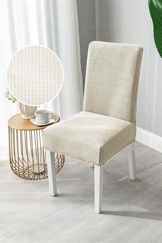 Housse de Chaise Extensible en Lycra – Protection Lavable avec Élastique Ajustable