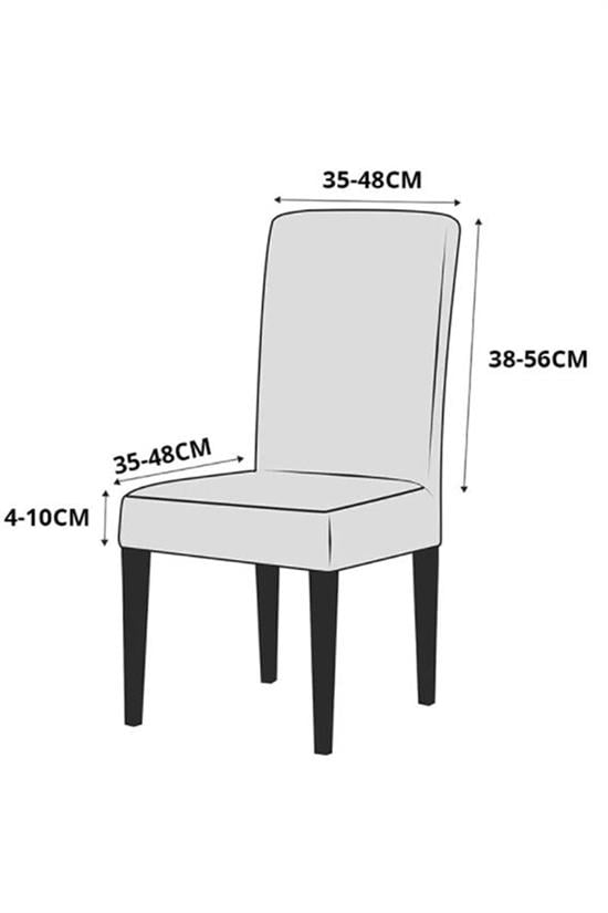 Housse de Chaise Extensible en Lycra – Protection Lavable avec Élastique Ajustable