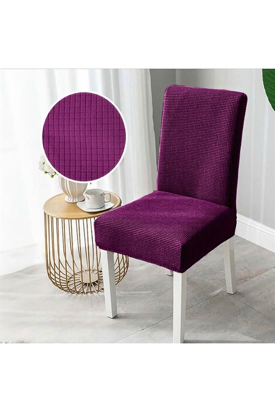 Housse de Chaise Extensible en Lycra – Protection Lavable avec Élastique Ajustable