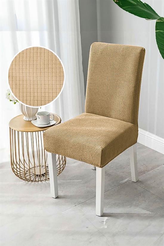 Housse de Chaise Extensible en Lycra – Protection Lavable avec Élastique Ajustable