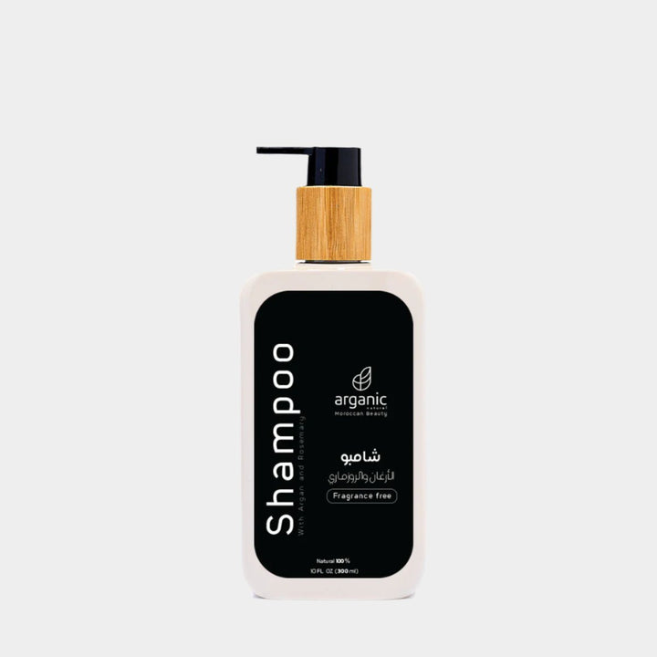 Shampooing Argan & Romarin revitalisant – Nutrition, brillance et croissance des cheveux