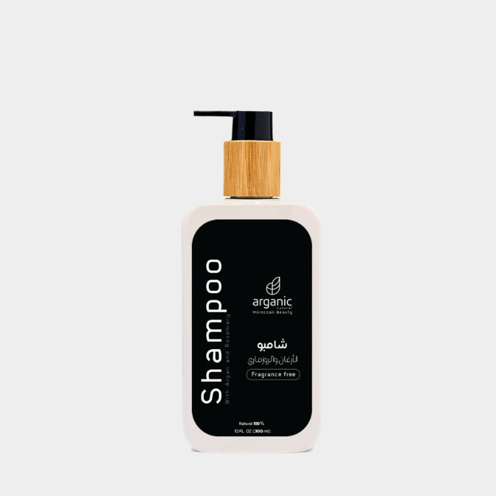 Shampooing Argan & Romarin revitalisant – Nutrition, brillance et croissance des cheveux