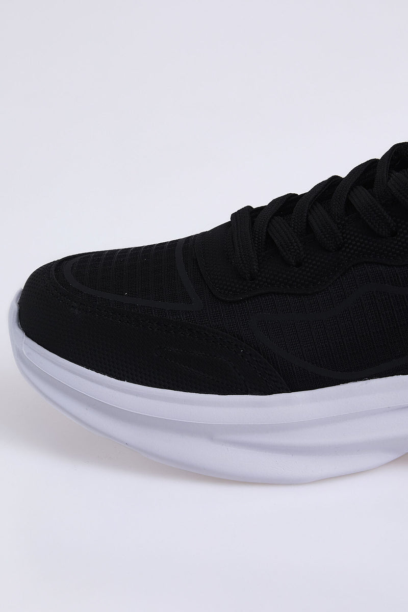Baskets Sportives à Lacets pour Homme - Semelle Épaisse, Détails en Mesh