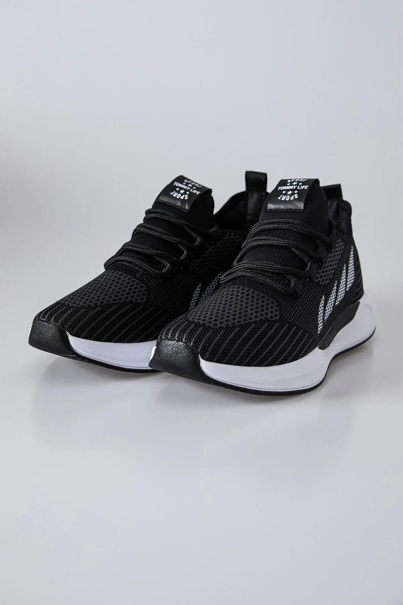 Chaussures de Sport Homme Respirantes à Semelle Épaisse