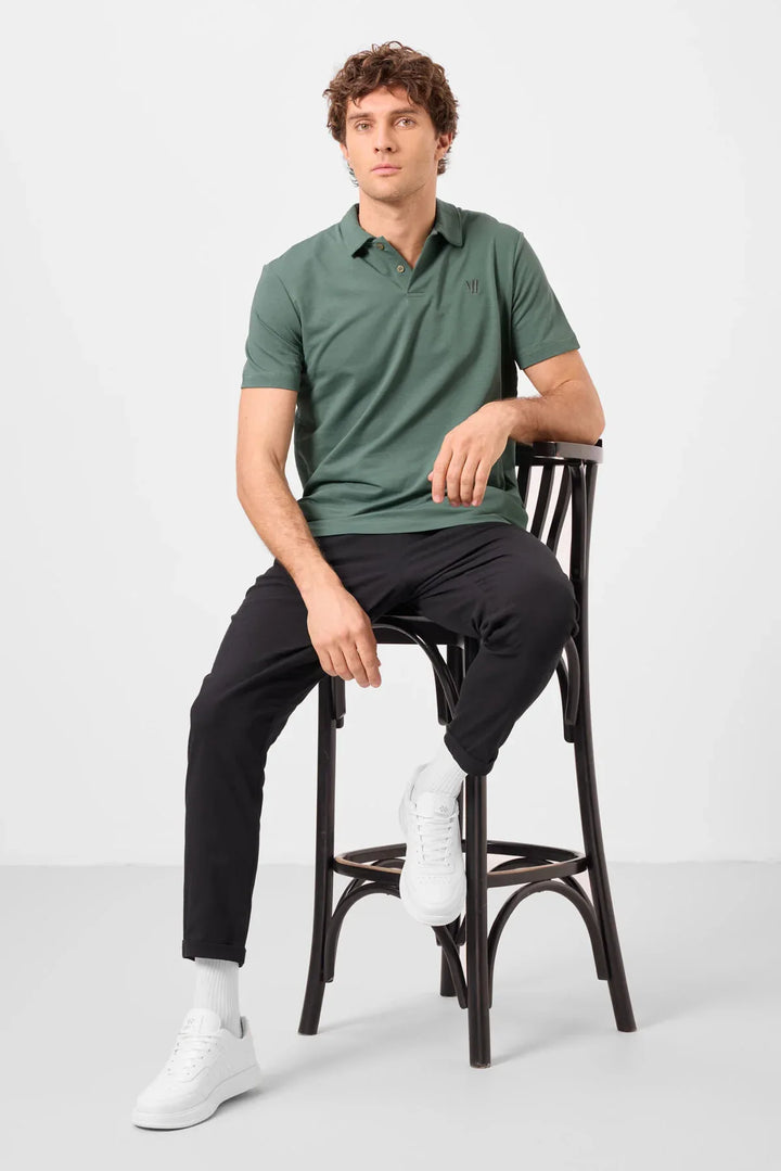 pantalon chino homme léger extensible coupe standard- 82178