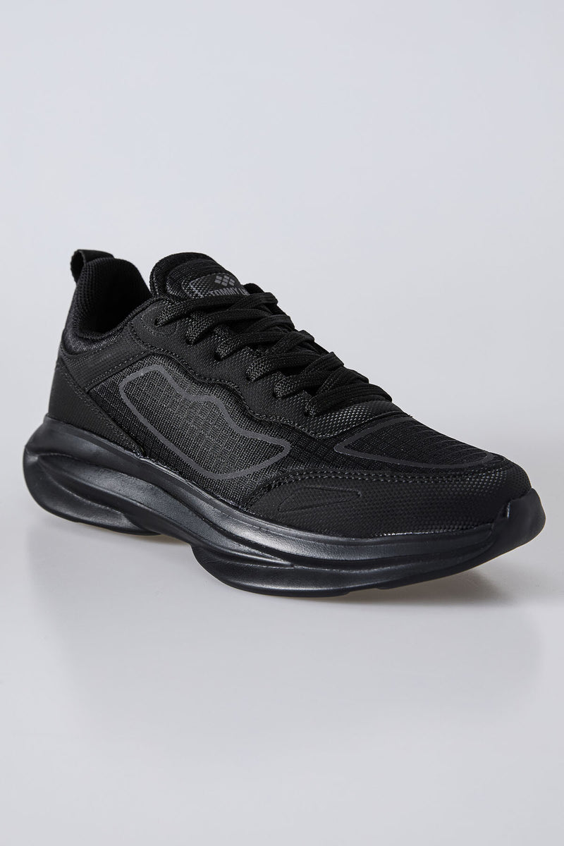 Baskets Sportives à Lacets pour Homme - Semelle Épaisse, Détails en Mesh
