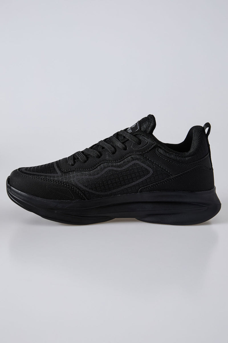 Baskets Sportives à Lacets pour Homme - Semelle Épaisse, Détails en Mesh